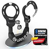 Mezelon E Scooter Schloss 8mm | Fahrradschloss | Hochsicherheits-Schlösser |...