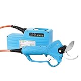 Garnschere 36V4Ah/144Wh Elektro-Gartenschere 4 cm Lithium-Ionen-Astschere Obstbaum Bonsai...
