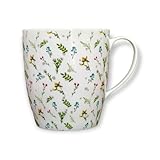 Lucys Home Design Jumbotasse Wiesenblumen 850ml XXL Kaffeetasse Hartporzellan Teetasse...