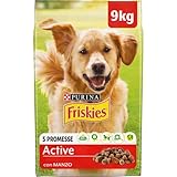 Purina Friskies Active Kroketten Hund mit Rindfleisch 9 kg