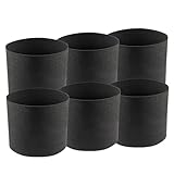 ZQX Pflanzsack, 6 Stück 3.8L Stofftopf, Tomatentopf, Pflanztasche, Pflanzkorb...