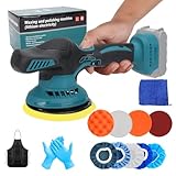 Akku Polierer Poliermaschine Auto Poliermaschinen Kompatibel mit Makita 18V, 6...