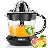 Aigostar Saftpresse Elektrisch 2 Kegel, Orangenpresse 40 Watt, Zitruspresse 0.7...