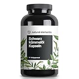 natural elements Schwarzkümmelöl (original Nigella sativa) – 400 Kapseln im...