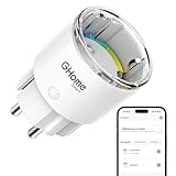 GHome Smart WLAN Steckdose,Kleinste WiFi Steckdose Zubehör App Fernbedienung,...