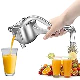 KUIRUNRX® Aluminium Fruchtsaftpresse, Zitruspresse Manuell, Zitruspresse...