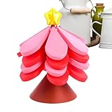 Topfuntersetzer für heiße Teller | Untersetzer für die Küche Weihnachtsbaum faltbar...