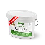 AlpenKalk Rollputz fein (0,5 mm) jetzt 7 kg (5+2) / ca. 20 m²
