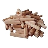 3X Holzdübel Wellholzdübel Packung mit 100 | Buchendübel | Holzdübel