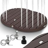 CCLIFE Gartendusche Aussendusche Bodendusche Outdoor, Außendusche Garten Dusche Mit...