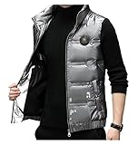 MCLIUJIA Warme Winterweste Warmer Gilet Daunenweste Outdoor-Pufferweste Lässige...
