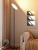 PreeOtti Stehlampe Wohnzimmer, 36W LED Deckenfluter mit Fernbedienung &...