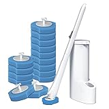 Einweg-Toilettenbürste,CEIEVER Einweg-WC-Reinigungssystem mit 16...