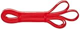 Amazon Basics Fitnessband, Widerstandsband, Rot , 4,5 bis 16 kg (1,27 cm Breite)