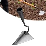 Hacke Gartenwerkzeug, Furchenhacke Dreieck Pflügerhacke, Garten-Dreieckshacke zum Gütern...