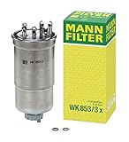 MANN-FILTER WK 853/3 X Kraftstofffilter – Kraftstofffilter Satz mit Dichtung /...