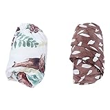 Fdit Elastischer Baby-Stubenwagen-Matratzenbezug, 2 Stück Stubenwagen-Laken für Ovale...