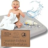 bisoo Spannbettlaken 75x100 cm für Lauf, Krabbelgitter und Reisebett -...