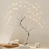 DELICHTER Lichterbaum Lichterzweige für Innenbereich 108 Warmweiß LEDs Bäumchen, Bonsai...