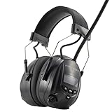 PROTEAR Bluetooth 5.3 Gehörschutz mit Radio DAB/DAB + FM, wiederaufladbare elektrische...