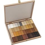 BAO Weichwachskittstangen-Set Austria 2-44-teilig im Holzkoffer