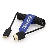 Eonvic 2.1 HDMI 8K HDMI Stecker auf Mini HDMI Stecker Kabel High Speed Extender Kabel für...