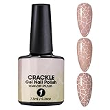 Crackle Nagellack, stilvoll lang anhaltende Nagelöl, chip-resistente knisterne Effekt...