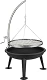 ACTIVA Schwenkgrill Merlin I Premium Feuerschale mit Grillrost inkl. hochwertigem &...