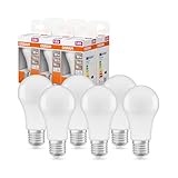 OSRAM LED Lampe mit E27 Sockel, Tageslicht (6500K), klassiche Birnenform, 8.5W,...
