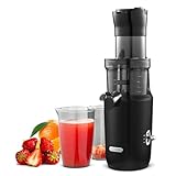 AMZCHEF 250W Entsafter Slow Juicer, Entsafter für Gemüse und Obst, Entsafter Slow Juicer...