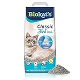 Biokat's Classic fresh 3in1 Katzenstreu mit Cotton Blossom-Duft - Klumpstreu aus Bentonit...