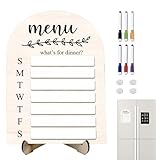 macto To-Do-Liste, magnetischer Wochenplaner, wöchentlich, abwischbar, aus Holz,...