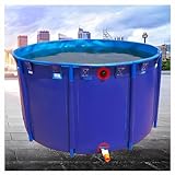 Aquakultur-Wassertank-Zisterne, Stahlrahmen, multifunktionaler temporärer Fischteich aus...