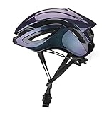 ROCKBROS Fahrradhelm MTB Rennradhelm Erwachsene Integrierter Helm für Damen...
