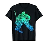 Eishockey Torwart Eishockeyspieler Jungen Kinder Männer T-Shirt