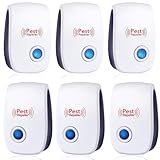 Ultraschall Schädlingsbekämpfer, 6 Stück Elektronische Insektenschutzmittel &...