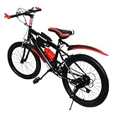 Wensiy 20Zoll Mountainbike Kinder Junge Fahrrad MTB Kinderfahrrad Doppel Scheibenbremse