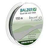 Balzer Iron Line 8-fach geflochtene Angelschnur grün (0,16 mm)
