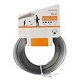 BEGRIS® Extra Stark Trimmer Faden Quadrat Ersatz Unkrautschneiden 15MB Schneidgarn, Faden...