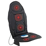 VITALmaxx Massagesitzauflage mit wohltuender Wärmefunktion für Rücken und Nacken |...