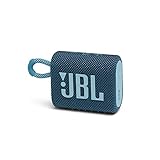 JBL GO 3 kleine Bluetooth Box in Blau – Wasserfester, tragbarer Lautsprecher für...