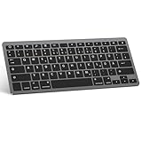 OMOTON deutsche Bluetooth Tastatur für iPad 10.9/10.2/9.7, iPad Air 6/5/4/3,...
