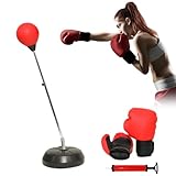 Mucola Standboxsack Erwachsene Boxsack inkl. Boxhandschuhe und Pumpe Boxbirne...