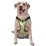OTRAHCSD Hundegeschirr, Hundemuster Mops Blume Reflektierend Verstellbar Hundeweste...