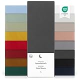 Blumtal® Spannbettlaken 140x200 cm - Bettlaken aus Microfaser - Oekotex zertifiziertes...