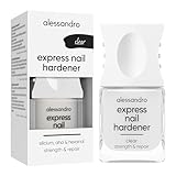 alessandro Express Nail Hardener Clear - Nagelpflege für weiche, brüchige Nägel - Mit...