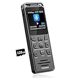 144GB Diktiergerät Digital 70 Std Aufnahmegerät, Volorful 1,44' Farbbildschirm...