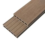 Handmuster/Muster WPC Terrassendiele WoodoMykonos, 25 x 145 mm, braun,3D...