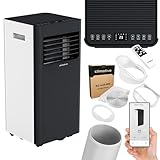 Climative Mobile Klimaanlage mit Abluftschlauch 10000 BTU Portable Air Conditioner DUO...