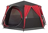 Coleman Zelt Octagon, rot-grau, 8 Personen, 2000032323, WS 2000mm